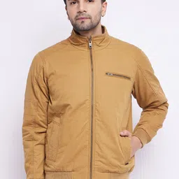 Duke Mock Collar Long Sleeves Bomber Jacket-image-33