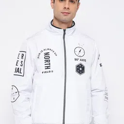 Duke Typography Printed Bomber Jacket-41