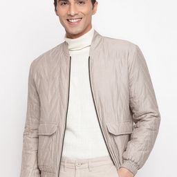 Fabindia Men Cotton Bomber Jacket-image-34