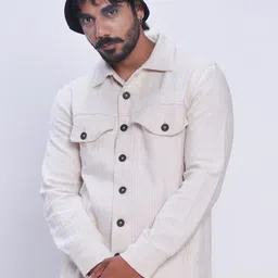 Inkriti Kala Cotton Handloom Denim Jacket-picture-55