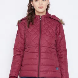 VERO AMORE Women Maroon Insulator Outdoor Parka Jacket-picture-25