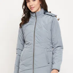 Spirit Lightweight Hooded Anti-Odour Puffer Jacket with Faux Fur Trim-13