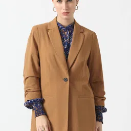 B.Copenhagen Notched Lapel Single-Breasted Blazer-picture-25