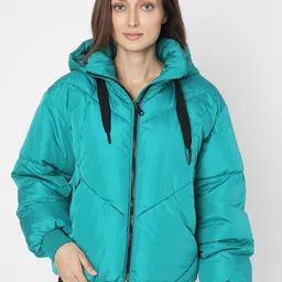 Vero Moda Hooded Puffer Jacket-image-21
