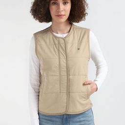 Tommy Hilfiger Checked Collarless Padded Jacket-51