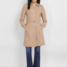Allen Solly Woman Striped Spread Collar Longline Jacket-21