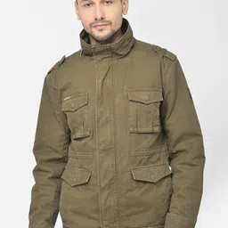 Woodland Mock Collar Parka Jacket-picture-35