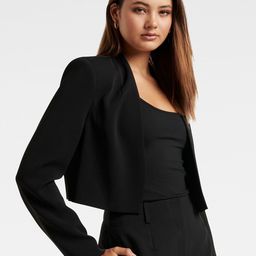 Forever New Crop Open Front Jacket-91