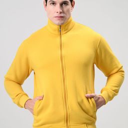 BAESD Men Mock Collar Solid Fleece Casual Lightweight Bomber Jacket-picture-43