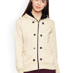 BAESD Hooded Lightweight Fleece Open Front Jacket-45