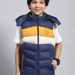 Monte Carlo Boys Colourblocked Hooded Lightweight Puffer Jacket-picture-53