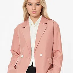 JC Mode Women Solid Nylon Longline Open Front Jacket-21