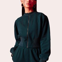 Muvazo Mock Collar Sweatshirt-picture-46