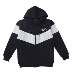 Gini and Jony Boys Striped Fleece Bomber Jacket-image-71