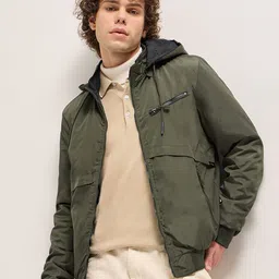 THE BEAR HOUSE Men Reversible Outdoor Open Front Jacket-image-86