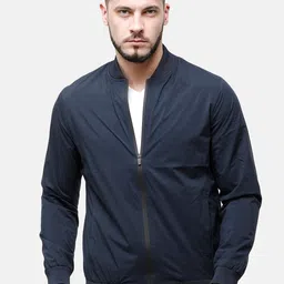 HOUSE OF VEDAS Mock Collar Lightweight Open Front Jacket-8