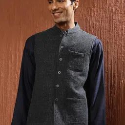 Fabindia Woollen Nehru Jacket-image-31