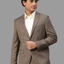 Givo Notched Lapel Collar Single Breasted Formal Blazer-picture-32