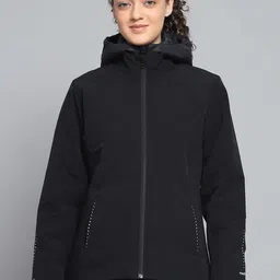 rock.it Women Hooded Solid Casual Lightweight Tailored Jacket-image-92