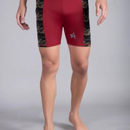 Apraa & Parma Men Printed Slim-fit Swim Shorts-image-33