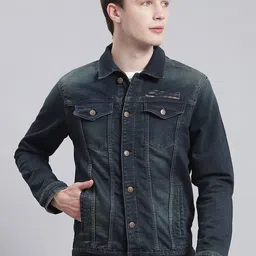 Monte Carlo Spread Collar Lightweight Denim Jacket-picture-8