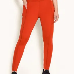 Clovia High-Rise Rapid-Dry Ankle Length Tights-image-16