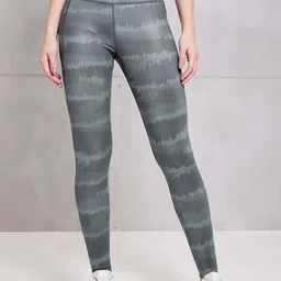 Technosport Women Printed Rapid Dry Tights-21