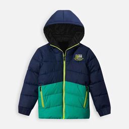 YK X Trampoline Unisex Kids Colourblocked Quilted Jacket-image-84