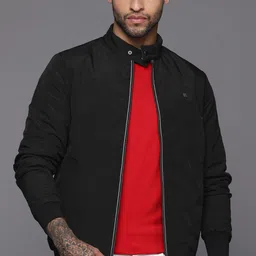 Allen Solly Reversible Bomber Quilted Jacket-image-10
