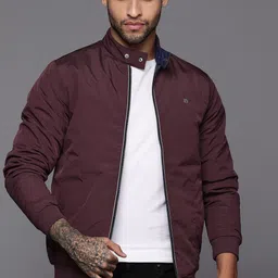 Allen Solly Reversible Bomber Quilted Jacket-picture-18