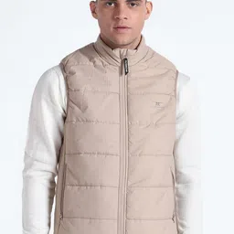Flying Machine Mock Collar Padded Jacket-image-41