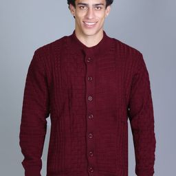 BeriBlu Men Geometric Quilted Jacket-image-60