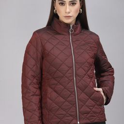 Gipsy Women Burgundy Quilted Jacket-picture-35