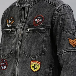 VOXATI Men Washed Open Front Jacket image 4
