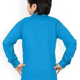 BAESD Boys Typography Printed Lightweight Open Front  Jacket With Attached T-shirt image 2