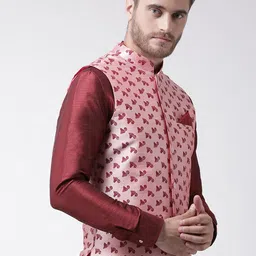 DEYANN Printed Nehru Jacket image 3