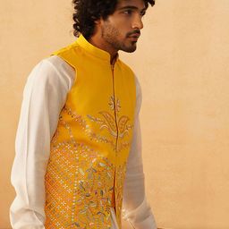 Jompers Embroidered Nehru Jacket image 3