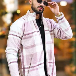 Maniac Men Checked Open Front Jacket image 5
