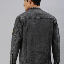 VOXATI Men Washed Open Front Jacket image 2