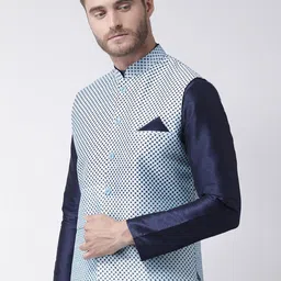 DEYANN Printed Nehru Jacket image 2
