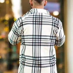 Maniac Men Checked Open Front Jacket image 3