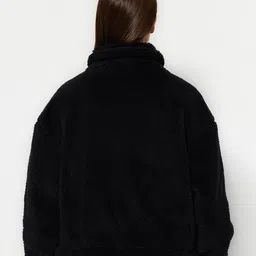 Trendyol Mock Collar Open Front Jacket image 2