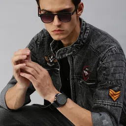 VOXATI Men Washed Open Front Jacket image 5