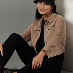 SHOWOFF Corduroy Crop Tailored Jacket-picture-30