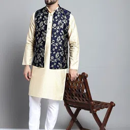 Jompers Woven Design Nehru Jacket image 5