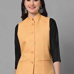 Vastraa Fusion Pure Cotton Nehru Jacket-52