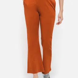 Clovia Comfort Fit High-Rise Flared Yoga Pants-image-13