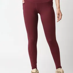 Soie Women High Waist Ankle Length Quick Dry Moisture Wicking Activewear Sports Tights-11