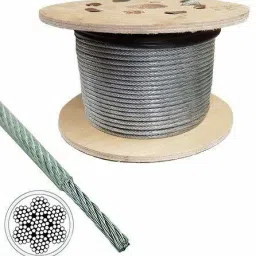 Transparent Rubber Coated Gym Machine Wire 5.5mm (10 Metres) Climbing Pulley-picture-17