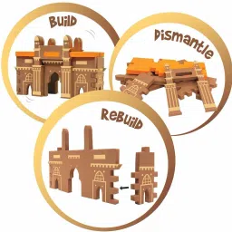 imagimake Mapology Monuments of India- Construction Set- Make 10 Monuments- for 5 Years+ image 3